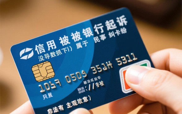 欠信用卡被银行起诉了怎么办