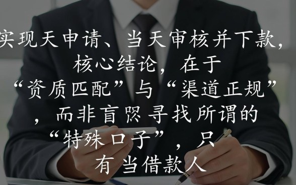 如何快速找到当天可以下款的网贷口子