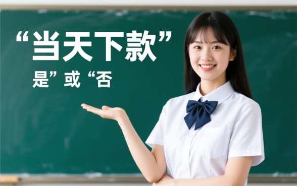 大学生当天下款的网贷真的安全可靠吗