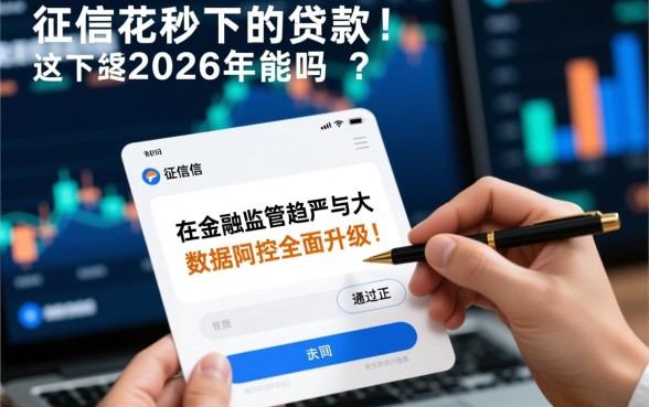 征信太花秒下的贷款2026年能借吗