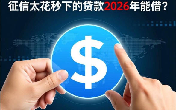 征信太花秒下的贷款2026年能借吗