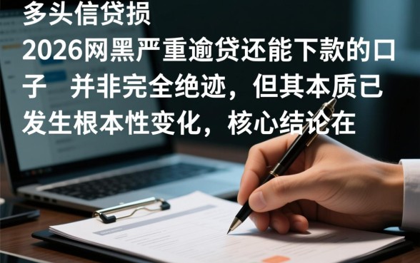 2026网黑严重逾期还能下款的口子