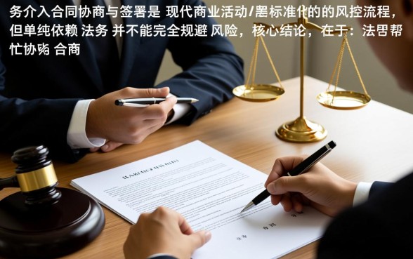 法务帮忙协商签了合同靠谱吗