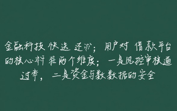 借款平台哪个容易通过又安全可靠的
