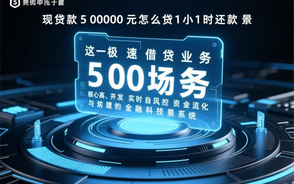 贷款5000元怎么贷1小时还款的