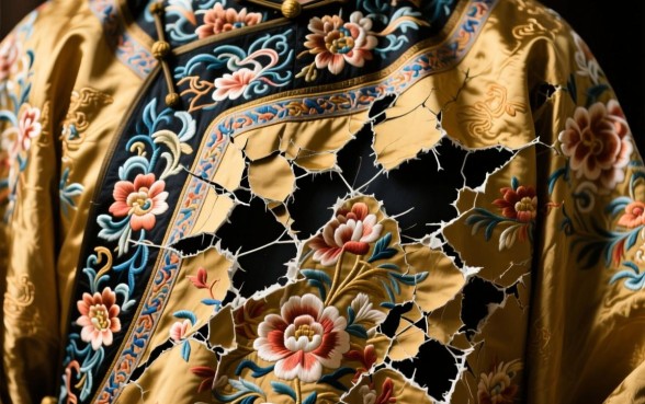 旗袍破了大口子怎么补救,旗袍破了怎么修补好看 旗袍破了大口子怎么补救