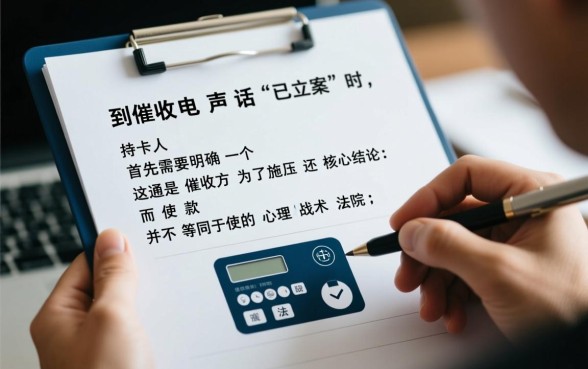 信用卡逾期催收员说立案了什么意思