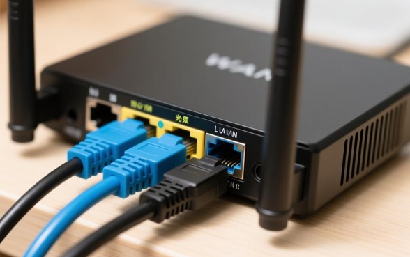 路由器应该插在猫的哪个口子下方呢