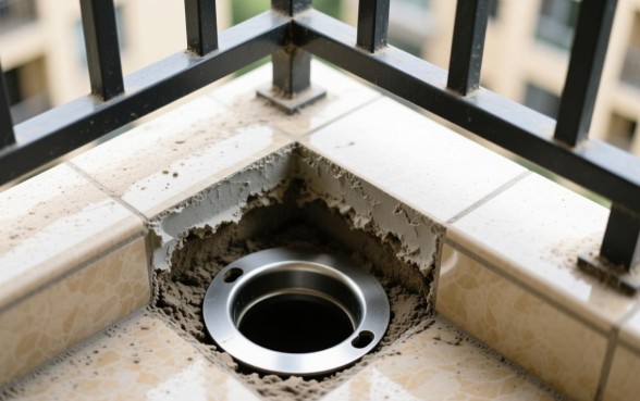 阳台下水道口封了能打开吗