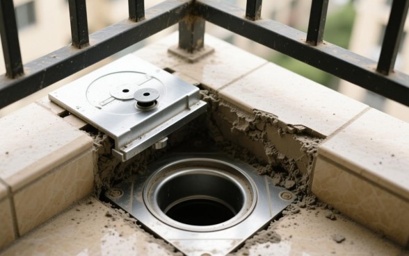 阳台下水道口封了能打开吗