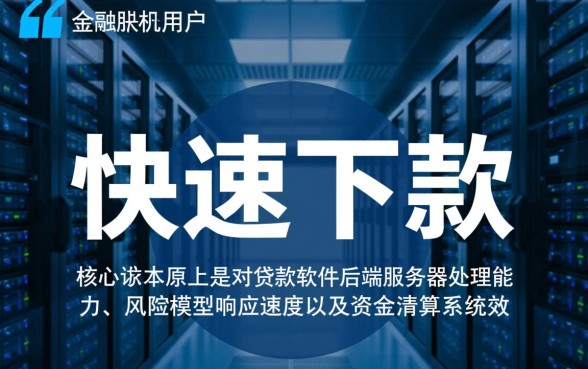 有没有一款贷款软件能保证快速下款