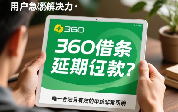360借条协商延期还款找谁申请,360借条延期怎么谈? 360借条协商延期还款找谁申请