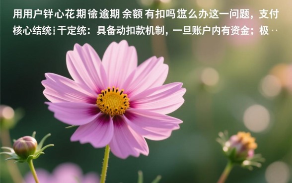 花呗逾期余额有钱会扣款吗,花呗逾期了怎么处理? 花呗逾期余额有钱会扣款吗