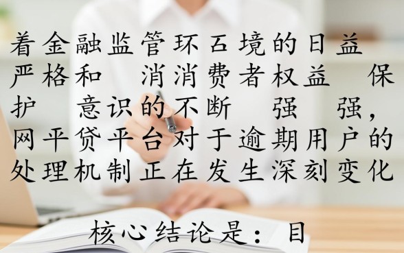 网贷个性化分期协商最新政策有哪些