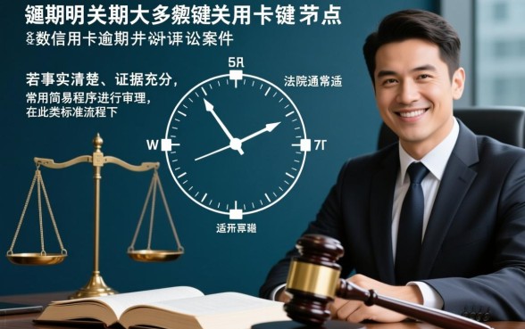 一般信用卡起诉开庭要多久