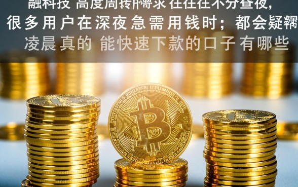 凌晨真的能快速下款的口子有哪些