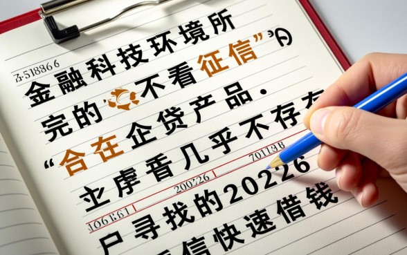 2026不看征信快速借钱的平台有哪些?2026年不看征信秒下款 2026不看征信快速借钱的平台有哪些
