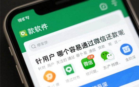 贷款软件哪个容易通过微信还款呢