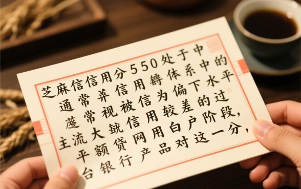 芝麻信用分550可以下款的口子有哪些