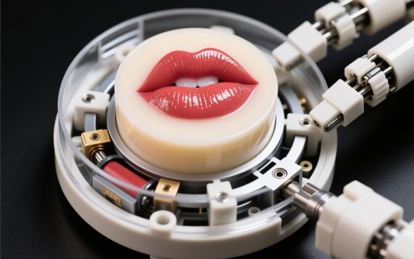 如何打开圆形唇膏下半部分的口子