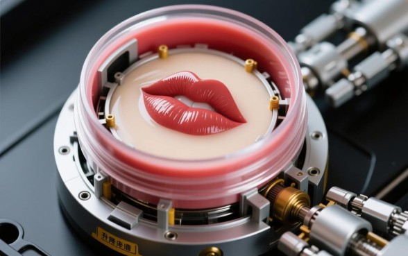 如何打开圆形唇膏下半部分的口子