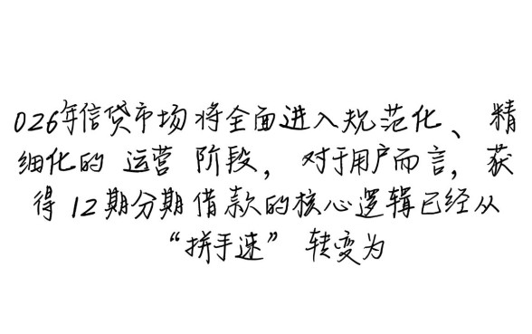 2026网贷12期能下款的口子