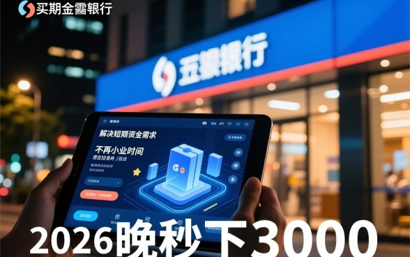 2026晚上秒下3000的口子有哪些?晚上急需3000怎么秒下? 2026晚上秒下3000的口子有哪些