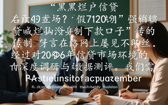 黑户烂户强制下款的口子是真的吗