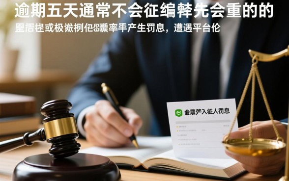 有钱花不小心逾期五天会怎么样