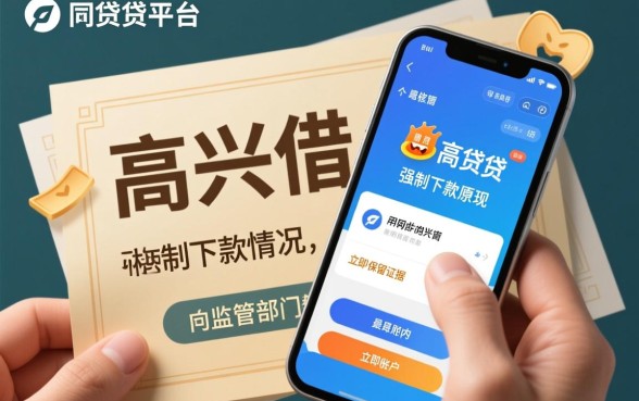 高兴借强制下款处理方法是什么