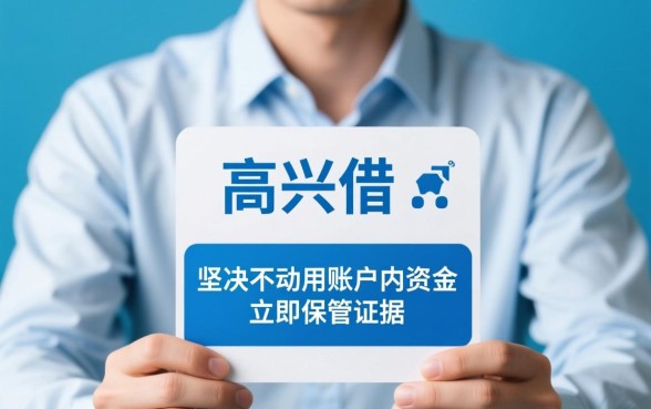 高兴借强制下款处理方法是什么