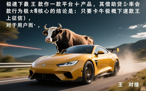 卡牛极速下款王真的会上征信吗