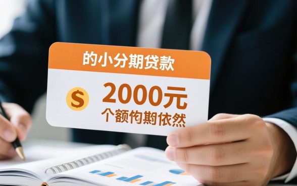 2000元分期贷款有哪些条件,怎么申请容易下款? 2000元分期贷款有哪些条件