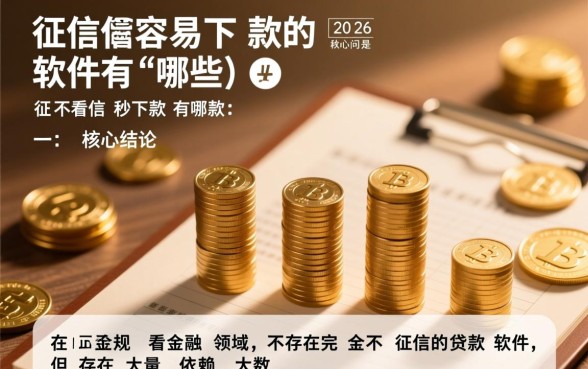 不查征信容易下款的软件有哪些,2026不看征信秒下款有哪些 不查征信容易下款的软件有哪些