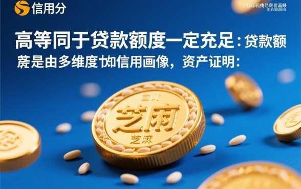 芝麻信用贷款额度不够怎么办