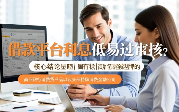 哪个借款平台利息低易通过审核