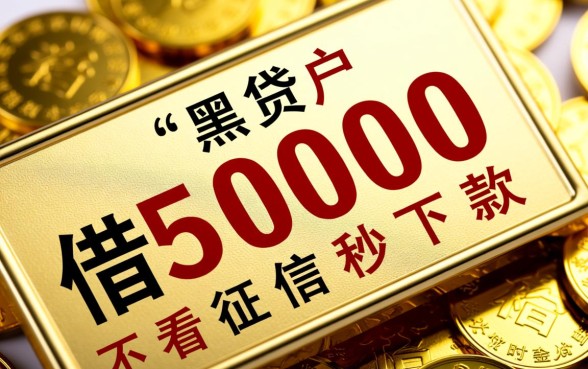 黑户借5000不看征信秒下款