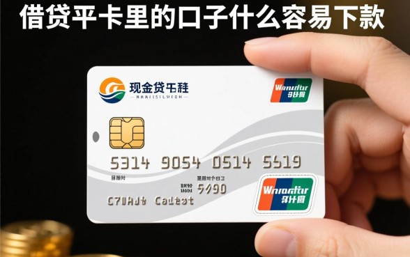 现金白卡里的口子什么容易下款