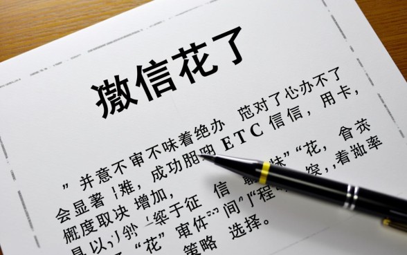 征信花了办不了ETC信用卡吗,怎么申请才能下卡 征信花了办不了ETC信用卡吗