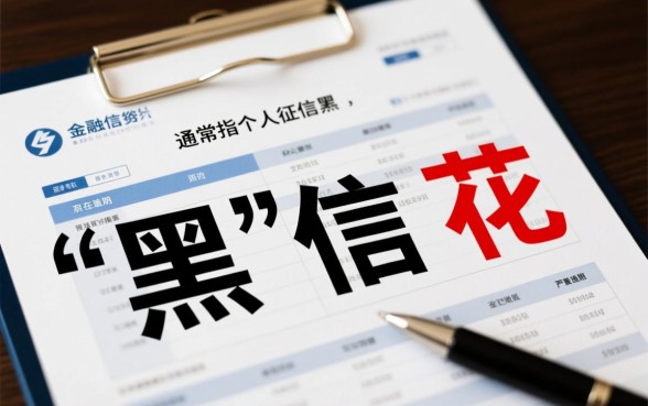 征信黑了有什么影响和后果