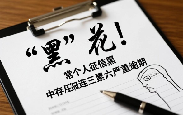 征信黑了有什么影响和后果