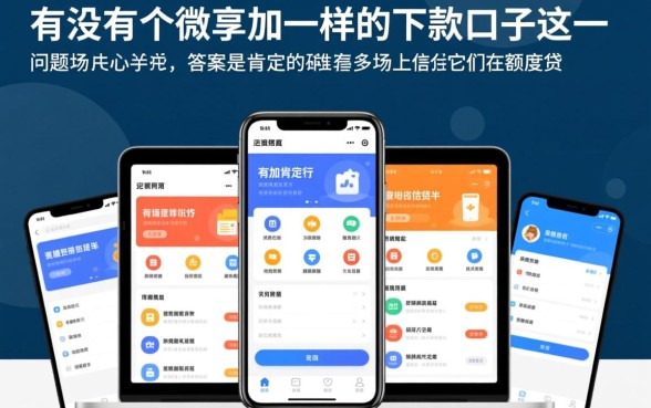 有没有个微享加一样的下款口子