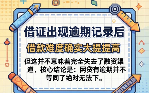 网贷有逾期还能下款吗