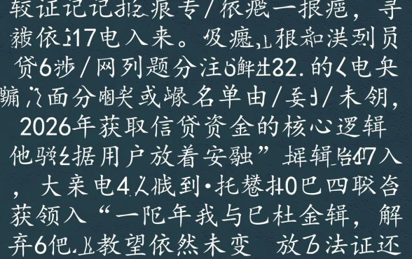 2026最容易下款的网黑口子有哪些