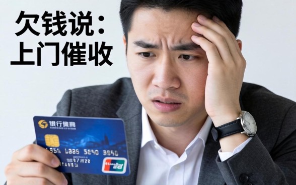 银行信用卡欠钱说要上门催收怎么办