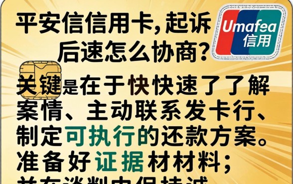 平安信用卡被起诉后怎么协商,如何与银行协商还款 平安信用卡被起诉后怎么协商