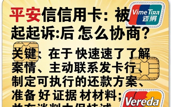平安信用卡被起诉后怎么协商,如何与银行协商还款 平安信用卡被起诉后怎么协商