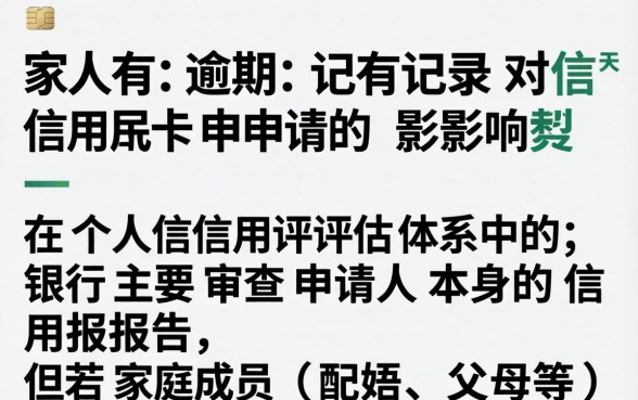 家人有逾期记录怎么办信用卡,家人逾期会影响我办卡吗 家人有逾期记录怎么办信用卡