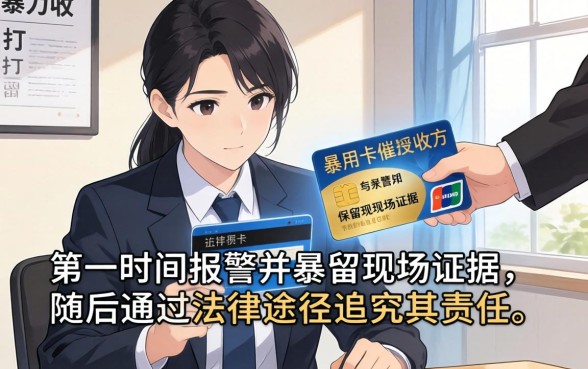 信用卡催收方打人怎么处理的