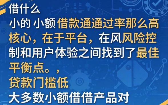 为什么小额借款通过率那么高